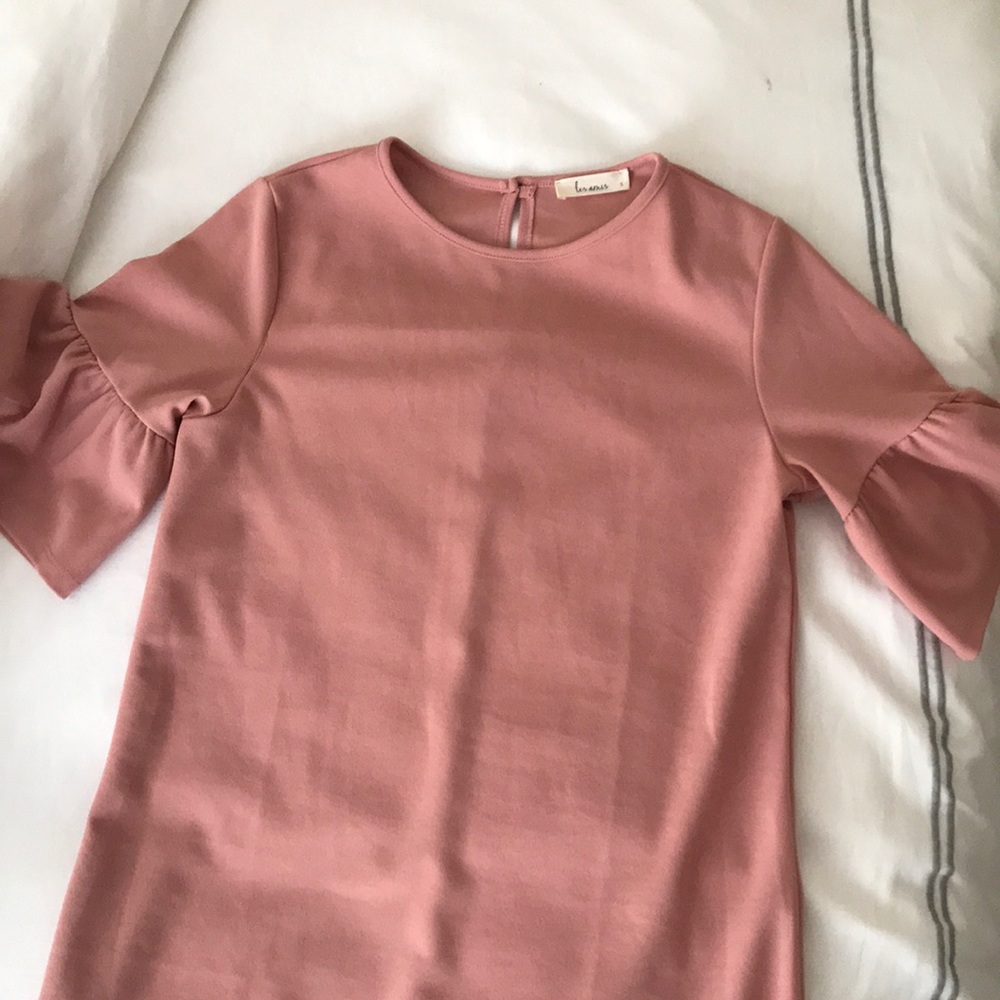 Dusty Rose Knee Length Dress